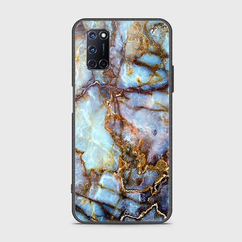 Oppo A72 Cover - Colorful Marble Series - HQ Ultra Shine Premium Infinity Glass Soft Silicon Borders Case