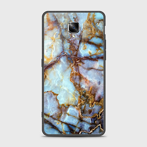 OnePlus 3 Cover- Colorful Marble Series - HQ Ultra Shine Premium Infinity Glass Soft Silicon Borders Case