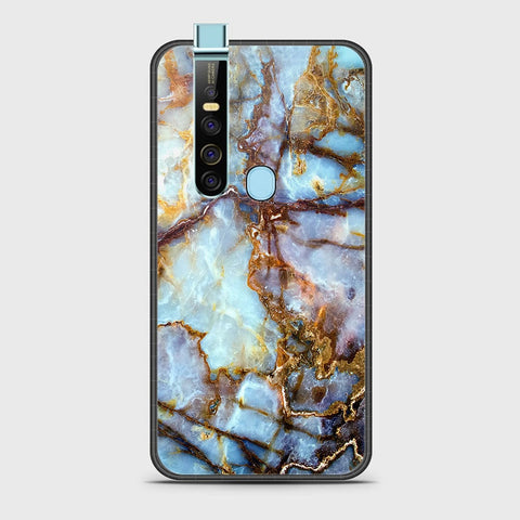 Tecno Camon 15 Pro Cover- Colorful Marble Series - HQ Ultra Shine Premium Infinity Glass Soft Silicon Borders Case