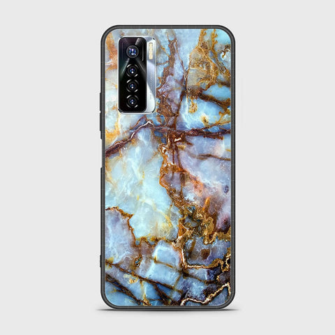 Tecno Camon 17 Pro Cover - Colorful Marble Series - HQ Ultra Shine Premium Infinity Glass Soft Silicon Borders Case