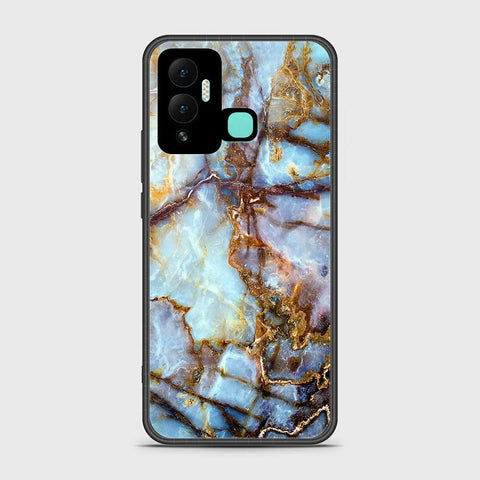 Infinix Hot 12i Cover- Colorful Marble Series - HQ Ultra Shine Premium Infinity Glass Soft Silicon Borders Case