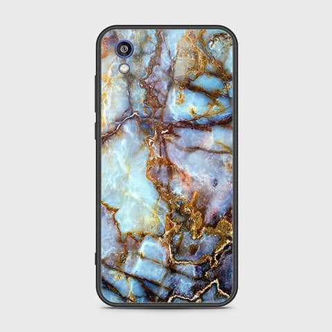 Honor 8S 2020 Cover - Colorful Marble Series - HQ Ultra Shine Premium Infinity Glass Soft Silicon Borders Case