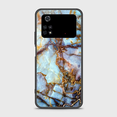 Xiaomi Poco M4 Pro 4G Cover- Colorful Marble Series - HQ Ultra Shine Premium Infinity Glass Soft Silicon Borders Case