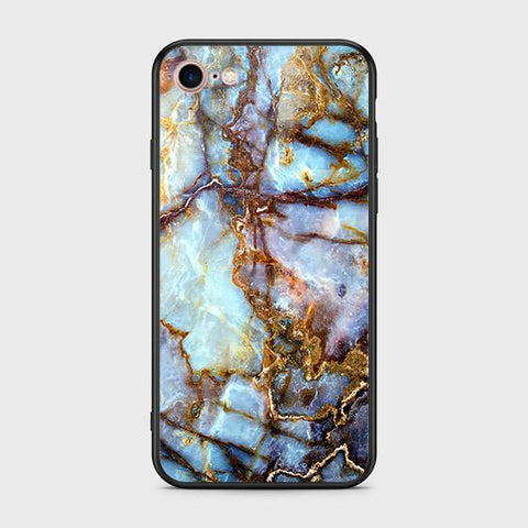 iPhone SE 2020 Cover - Colorful Marble Series - HQ Ultra Shine Premium Infinity Glass Soft Silicon Borders Case