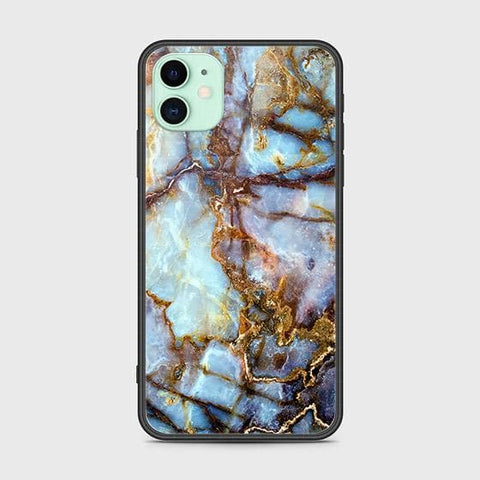 iPhone 11 Cover - Colorful Marble Series - HQ Ultra Shine Premium Infinity Glass Soft Silicon Borders Case