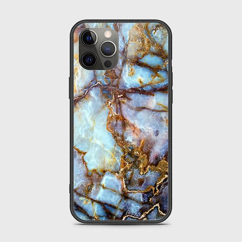 iPhone 12 Pro Cover - Colorful Marble Series - HQ Ultra Shine Premium Infinity Glass Soft Silicon Borders Case