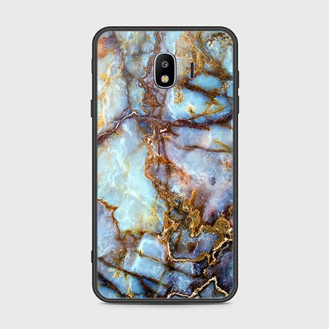 Samsung Galaxy J4 2018 Cover - Colorful Marble Series - HQ Ultra Shine Premium Infinity Glass Soft Silicon Borders Case