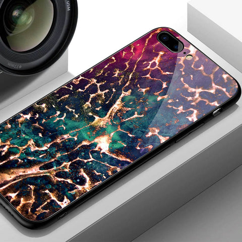 Oppo F7 Cover- Colorful Marble Series - HQ Ultra Shine Premium Infinity Glass Soft Silicon Borders Case