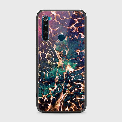 Xiaomi Redmi Note 8 Cover - Colorful Marble Series - HQ Ultra Shine Premium Infinity Glass Soft Silicon Borders Case