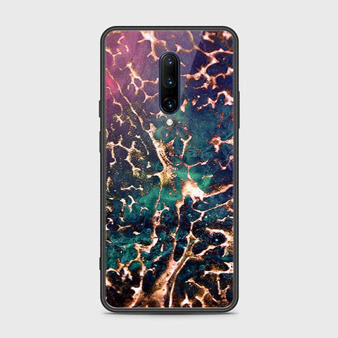 OnePlus 7 Pro Cover - Colorful Marble Series - HQ Ultra Shine Premium Infinity Glass Soft Silicon Borders Case