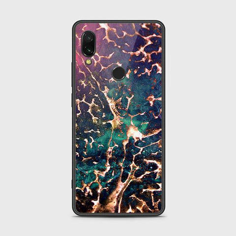 Xiaomi Redmi 7 Cover - Colorful Marble Series - HQ Ultra Shine Premium Infinity Glass Soft Silicon Borders Case