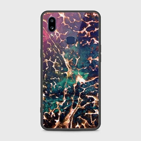 Samsung Galaxy A10s Cover - Colorful Marble Series - HQ Ultra Shine Premium Infinity Glass Soft Silicon Borders Case