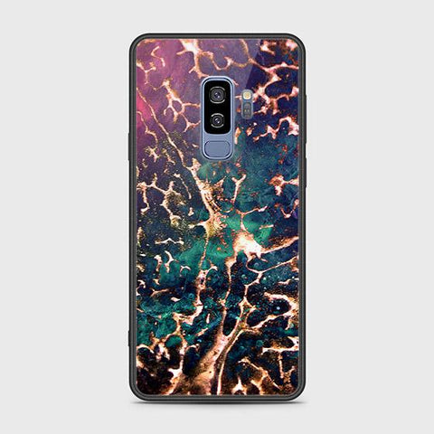 Samsung Galaxy S9 Plus Cover - Colorful Marble Series - HQ Ultra Shine Premium Infinity Glass Soft Silicon Borders Case