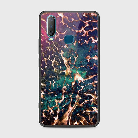 Vivo Y17 Cover - Colorful Marble Series - HQ Ultra Shine Premium Infinity Glass Soft Silicon Borders Case