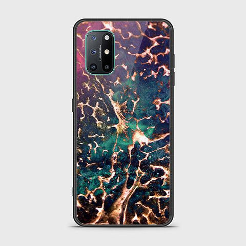 OnePlus 8T Cover - Colorful Marble Series - HQ Ultra Shine Premium Infinity Glass Soft Silicon Borders Case