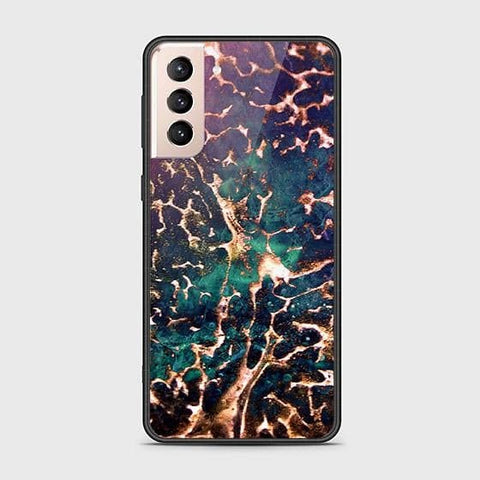 Samsung Galaxy S21 Plus 5G Cover - Colorful Marble Series - HQ Ultra Shine Premium Infinity Glass Soft Silicon Borders Case