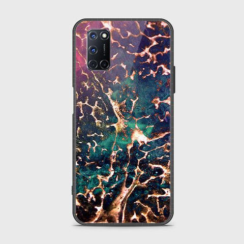 Oppo A72 Cover - Colorful Marble Series - HQ Ultra Shine Premium Infinity Glass Soft Silicon Borders Case