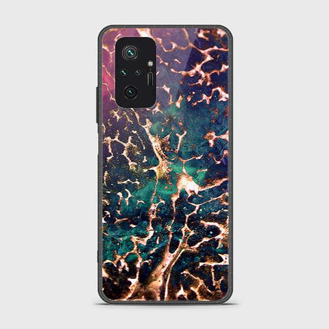 Xiaomi Redmi Note 10 Pro Max Cover - Colorful Marble Series - HQ Ultra Shine Premium Infinity Glass Soft Silicon Borders Case