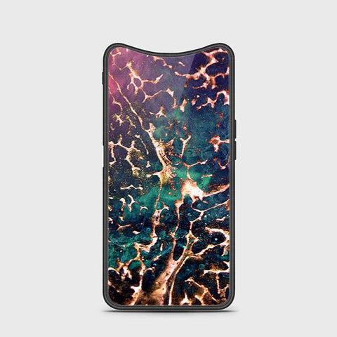 Oppo Find X Cover - Colorful Marble Series - HQ Ultra Shine Premium Infinity Glass Soft Silicon Borders Case