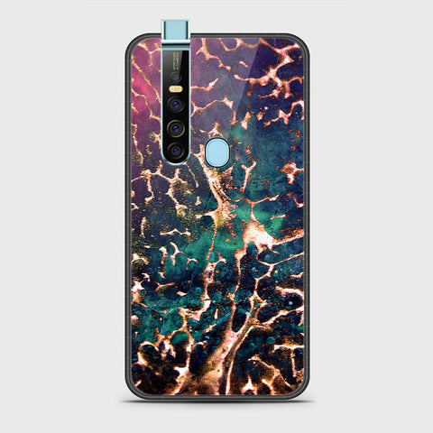 Tecno Camon 15 Pro Cover- Colorful Marble Series - HQ Ultra Shine Premium Infinity Glass Soft Silicon Borders Case