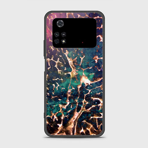 Xiaomi Poco M4 Pro 4G Cover- Colorful Marble Series - HQ Ultra Shine Premium Infinity Glass Soft Silicon Borders Case