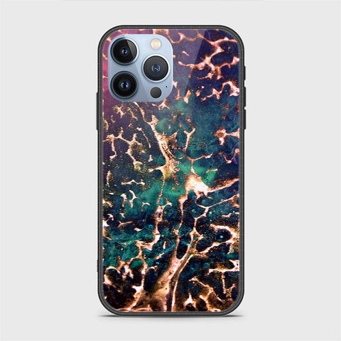 iPhone 14 Pro Cover- Colorful Marble Series - HQ Ultra Shine Premium Infinity Glass Soft Silicon Borders Case