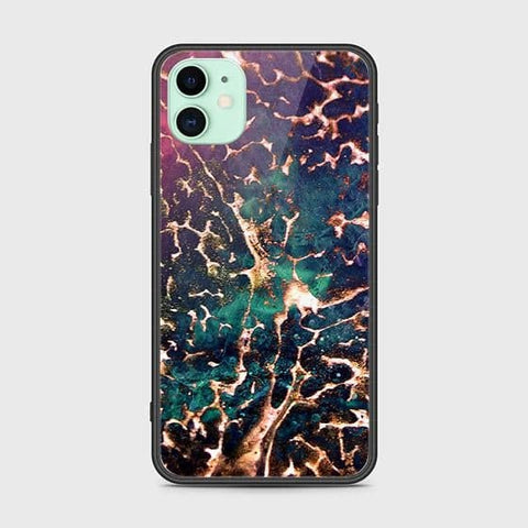 iPhone 11 Cover - Colorful Marble Series - HQ Ultra Shine Premium Infinity Glass Soft Silicon Borders Case