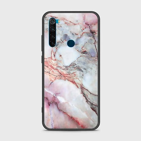 Xiaomi Redmi Note 8 Cover - Colorful Marble Series - HQ Ultra Shine Premium Infinity Glass Soft Silicon Borders Case