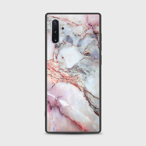 Samsung Galaxy Note 10 Plus Cover - Colorful Marble Series - HQ Ultra Shine Premium Infinity Glass Soft Silicon Borders Case