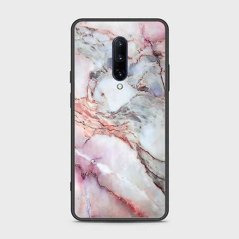 OnePlus 7 Pro Cover - Colorful Marble Series - HQ Ultra Shine Premium Infinity Glass Soft Silicon Borders Case