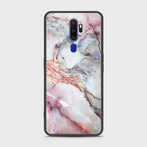 Oppo A5 2020 Cover - Colorful Marble Series - HQ Ultra Shine Premium Infinity Glass Soft Silicon Borders Case