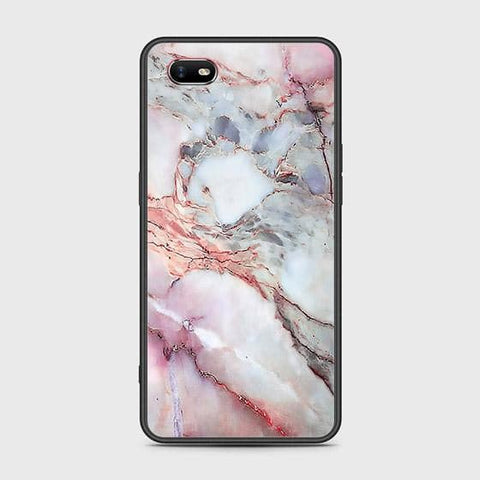 Oppo A1k Cover - Colorful Marble Series - HQ Ultra Shine Premium Infinity Glass Soft Silicon Borders Case