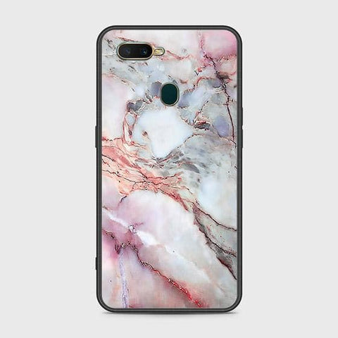 Oppo A5s Cover - Colorful Marble Series - HQ Ultra Shine Premium Infinity Glass Soft Silicon Borders Case