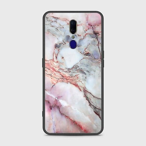 Oppo F11 Cover - Colorful Marble Series - HQ Ultra Shine Premium Infinity Glass Soft Silicon Borders Case