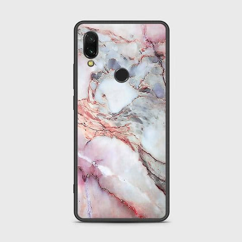 Xiaomi Redmi 7 Cover - Colorful Marble Series - HQ Ultra Shine Premium Infinity Glass Soft Silicon Borders Case