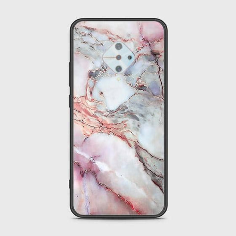 Vivo S1 Pro Cover - Colorful Marble Series - HQ Ultra Shine Premium Infinity Glass Soft Silicon Borders Case