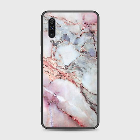 Samsung Galaxy A50s Cover - Colorful Marble Series - HQ Ultra Shine Premium Infinity Glass Soft Silicon Borders Case