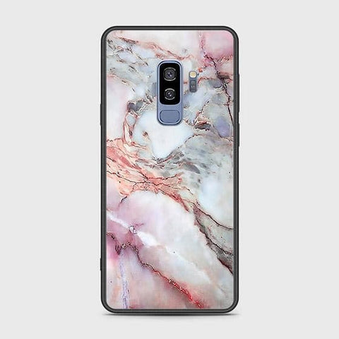 Samsung Galaxy S9 Plus Cover - Colorful Marble Series - HQ Ultra Shine Premium Infinity Glass Soft Silicon Borders Case