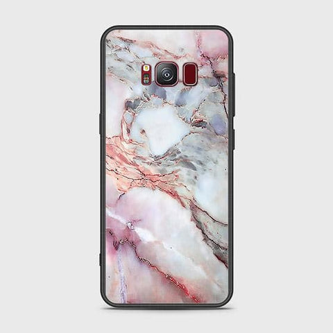 Samsung Galaxy S8 Plus Cover - Colorful Marble Series - HQ Ultra Shine Premium Infinity Glass Soft Silicon Borders Case