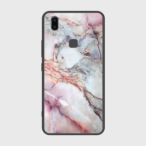 Vivo Y85 Cover - Colorful Marble Series - HQ Ultra Shine Premium Infinity Glass Soft Silicon Borders Case