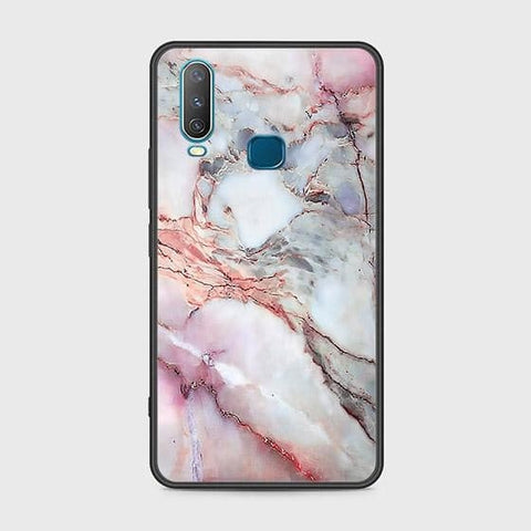 Vivo Y17 Cover - Colorful Marble Series - HQ Ultra Shine Premium Infinity Glass Soft Silicon Borders Case