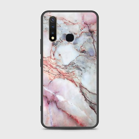 Vivo Y19 Cover - Colorful Marble Series - HQ Ultra Shine Premium Infinity Glass Soft Silicon Borders Case