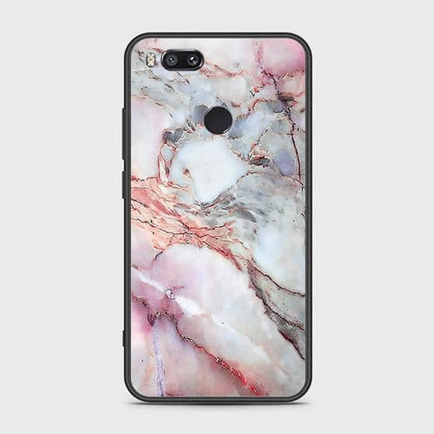 Xiaomi Mi A1 / Mi 5X Cover - Colorful Marble Series - HQ Ultra Shine Premium Infinity Glass Soft Silicon Borders Case