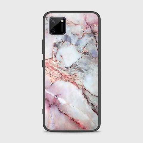 Realme C11 Cover - Colorful Marble Series - HQ Ultra Shine Premium Infinity Glass Soft Silicon Borders Case