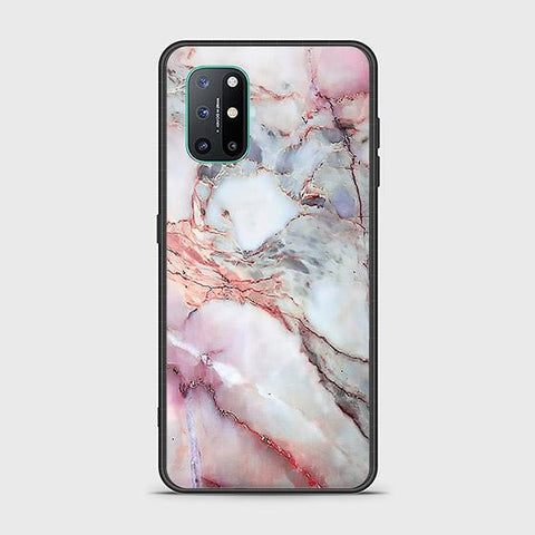 OnePlus 8T Cover - Colorful Marble Series - HQ Ultra Shine Premium Infinity Glass Soft Silicon Borders Case