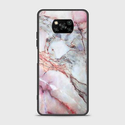 Xiaomi Poco X3 Pro Cover - Colorful Marble Series - HQ Ultra Shine Premium Infinity Glass Soft Silicon Borders Case