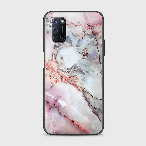 Oppo A72 Cover - Colorful Marble Series - HQ Ultra Shine Premium Infinity Glass Soft Silicon Borders Case