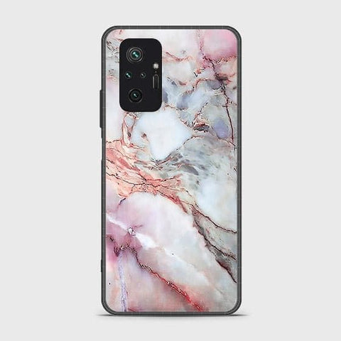 Xiaomi Redmi Note 10 Pro Max Cover - Colorful Marble Series - HQ Ultra Shine Premium Infinity Glass Soft Silicon Borders Case