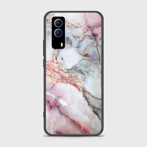 Vivo Y53s 5G Cover - Colorful Marble Series - HQ Ultra Shine Premium Infinity Glass Soft Silicon Borders Case