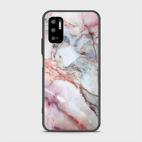 Xiaomi Redmi Note 10 5G Cover - Colorful Marble Series - HQ Ultra Shine Premium Infinity Glass Soft Silicon Borders Case